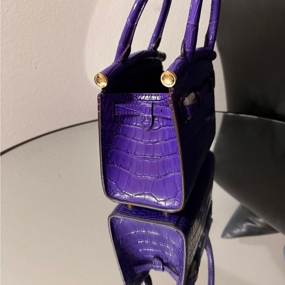 Ralph Lauren Vibrant Purple Mini Bag - Picture 5 of 5